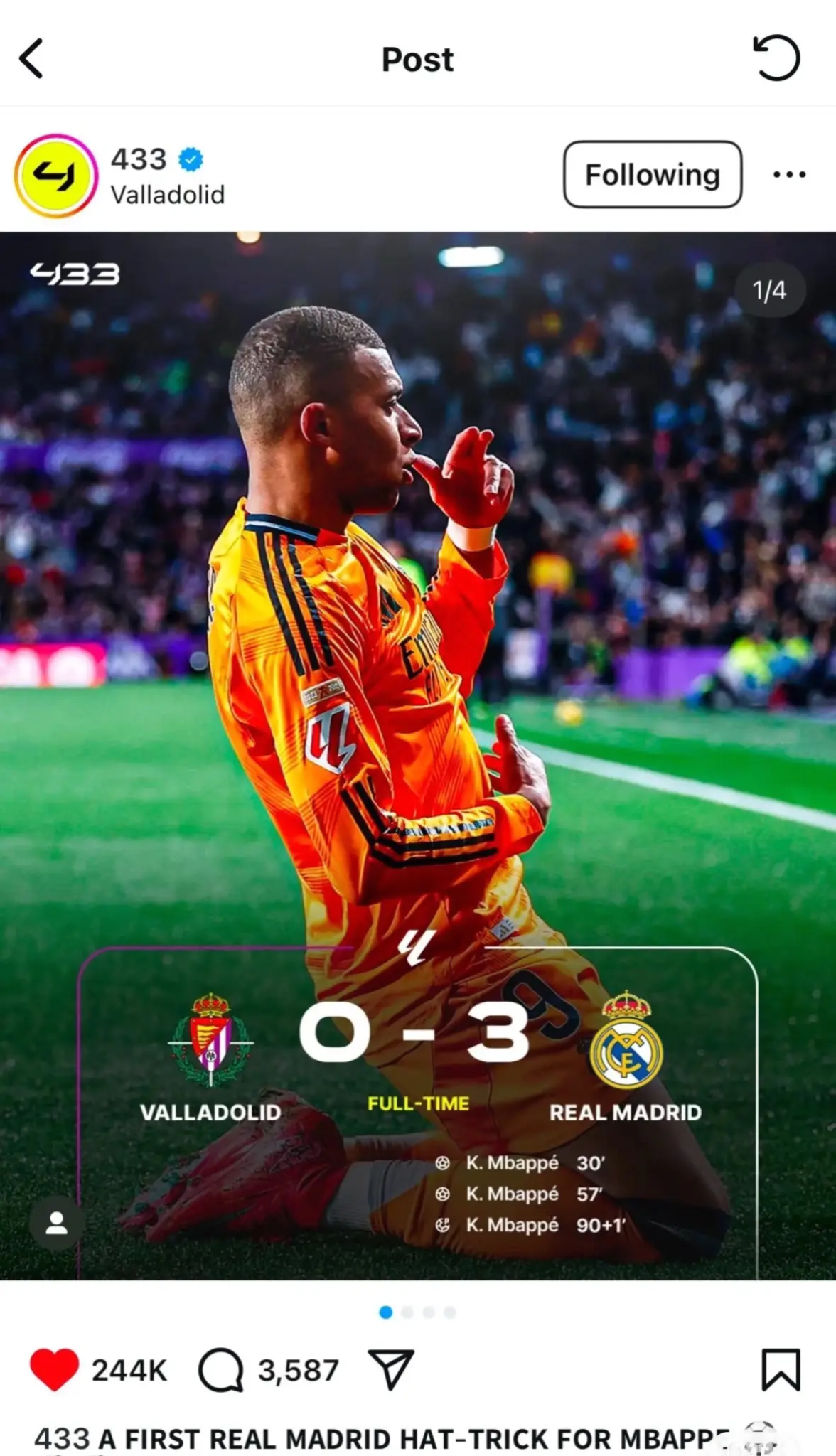 包含意大利强势塞维利亚，姆巴佩完成帽子戏法的词条