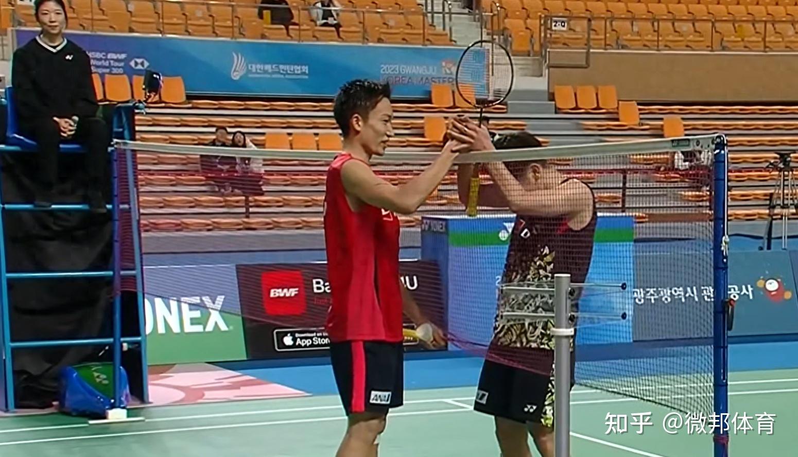 泰国队碾压韩国队，桃田贤斗统治全场