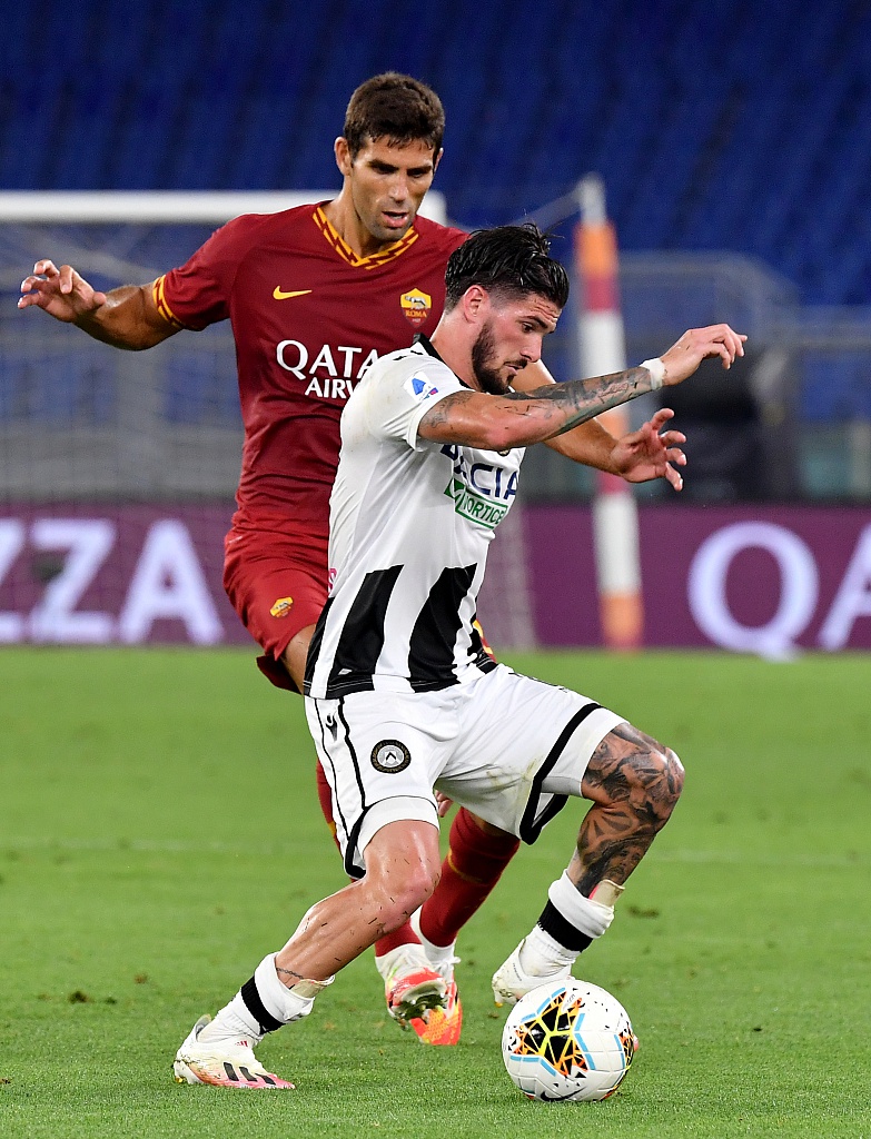 罗马发挥糟糕,乌迪内斯告捷的简单介绍 罗马发挥糟糕,乌迪内斯告捷的简单介绍